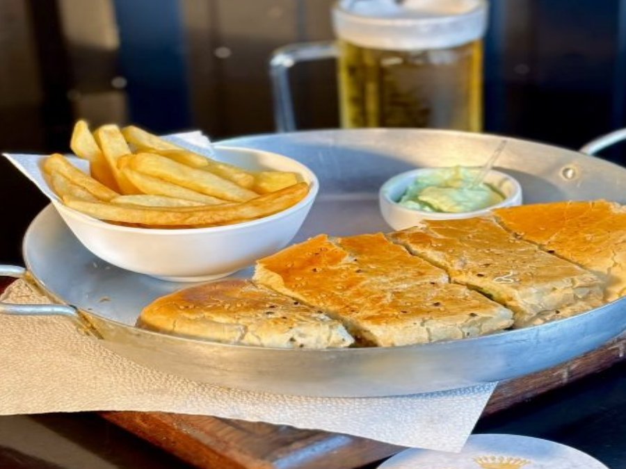 Lanchinho de frango com fritas